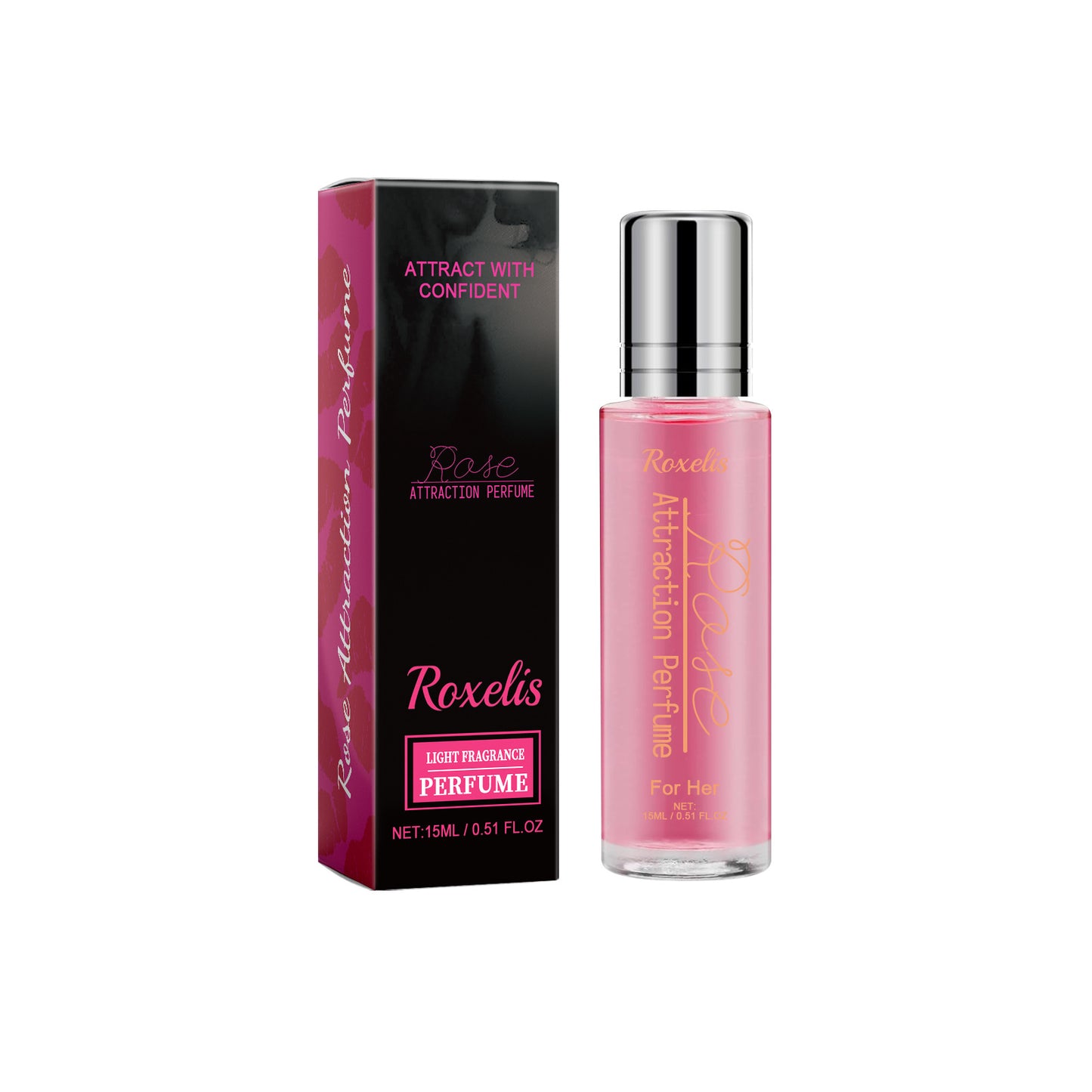 Rose Light Perfume Perfume Natural Portable Portable